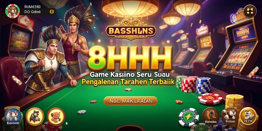 Tampilan gameplay menegangkan dan mengasyikkan di 8HHH.