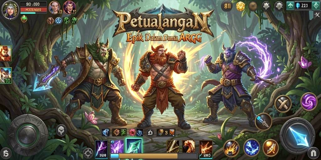 Tampilan gameplay yang mendebarkan dalam 8II di dunia ARPG.