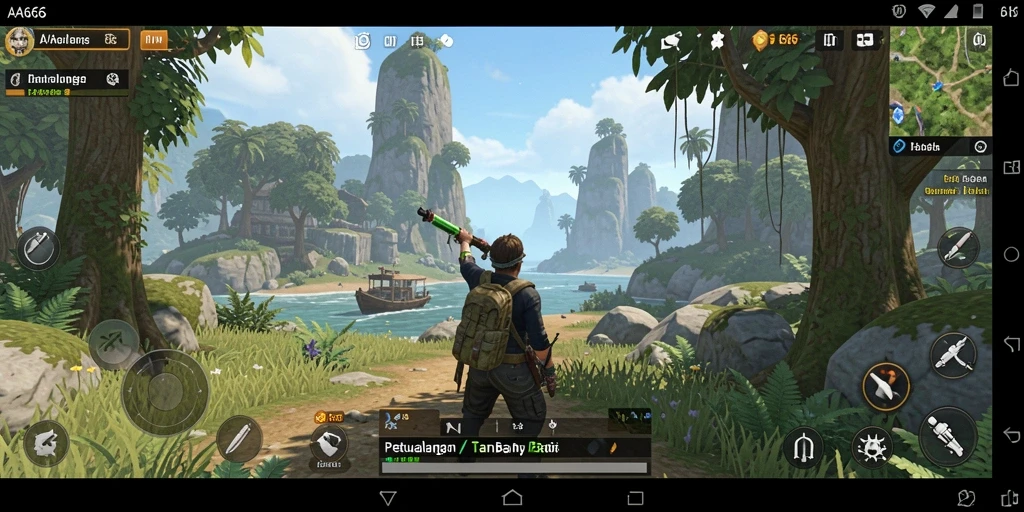 Gameplay menarik di dunia terbuka AA666 dengan berbagai petualangan.