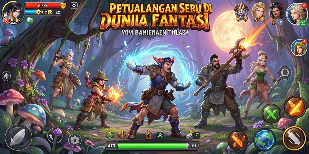 Screenshot gameplay AJR88 yang menampilkan petualangan seru dan grafis memukau.