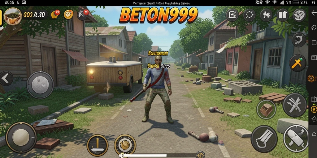 Tampilan gameplay <strong>BETON999</strong> dengan grafik cerah dan tantangan seru.