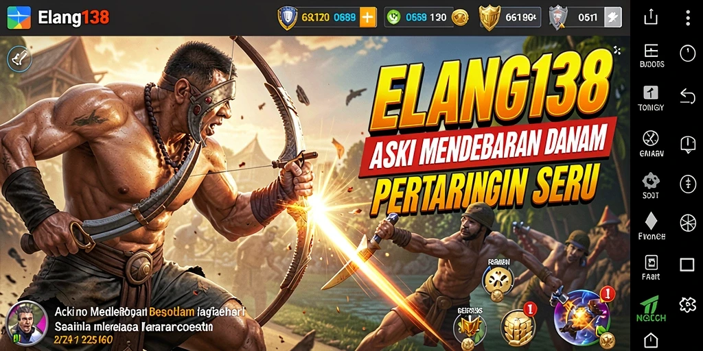 Tampilan gameplay seru dari ELANG138 dengan pertempuran yang dinamis.