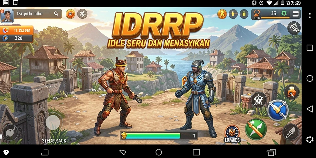 Screenshot IDRRP menampilkan gameplay Idle yang menarik.