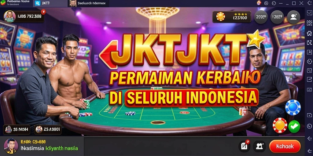 Tampilan gameplay seru dari JKTJKT yang mengasyikkan.