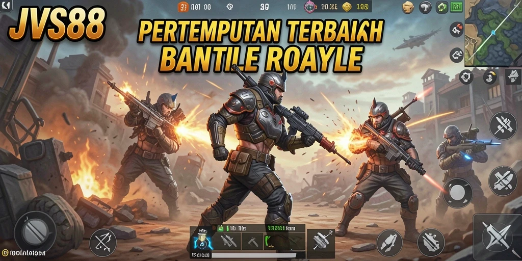 Tampilan menarik dari gameplay Battle Royale JVS88 yang seru.