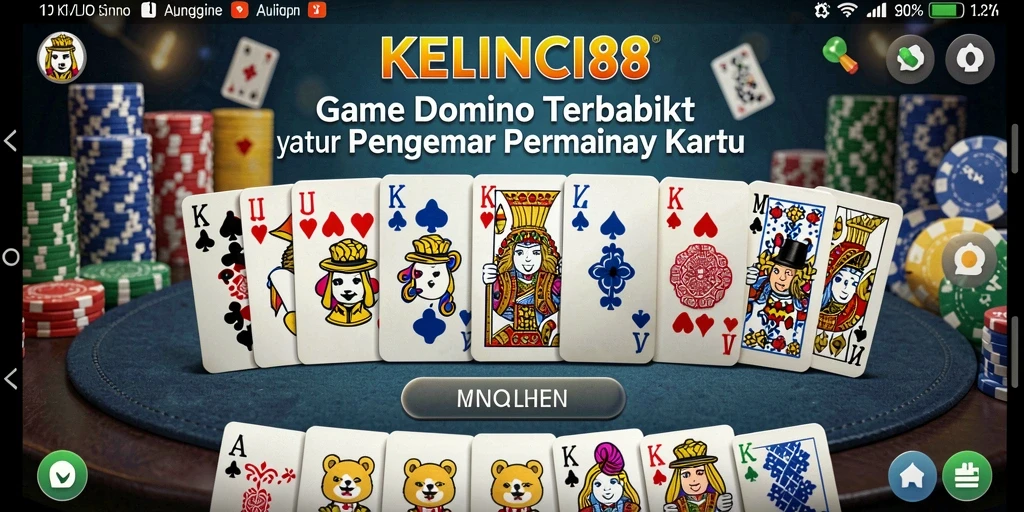 Menampilkan gameplay seru Domino di KELINCI88.