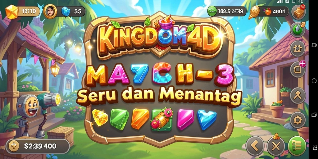 Tangkapan layar gameplay KINGDOM4D yang seru dan menantang.