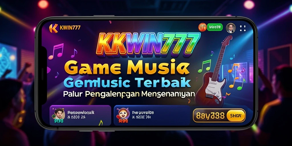 Screenshot dari gameplay <strong>KKWIN777</strong> dengan alunan musik yang menarik.