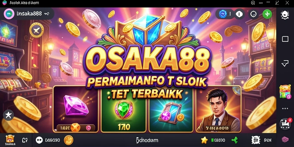 Tangkapan layar OSAKA88 menampilkan gameplay slot yang seru dan menegangkan.