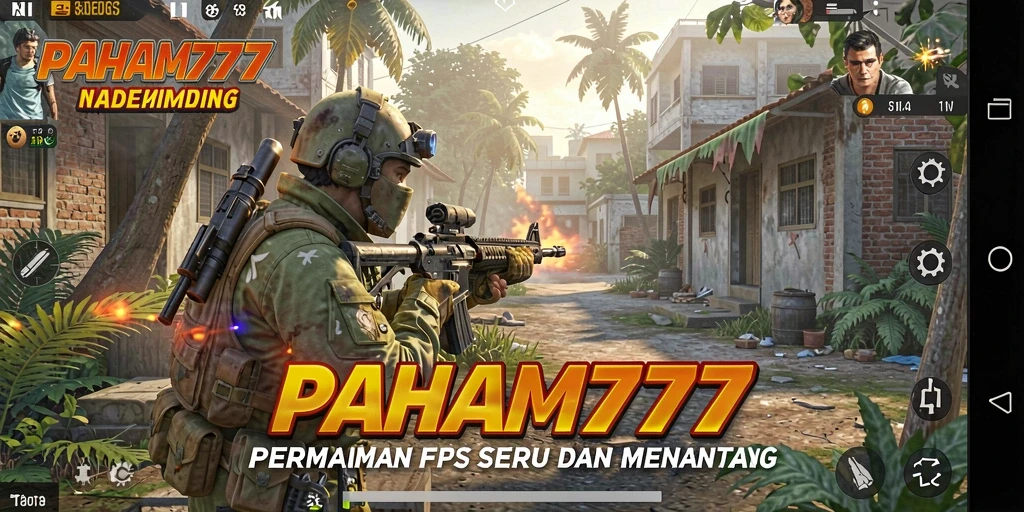 Tangkapan layar PAHAM777 menampilkan aksi tembak-menembak yang seru.