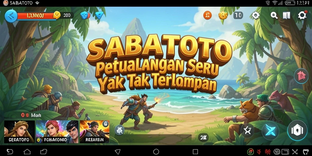 Tampilan gameplay SABATOTO yang menegangkan dan penuh petualangan.