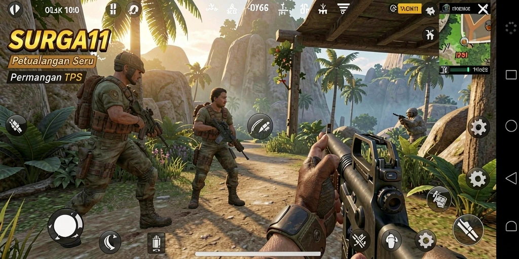 Gameplay SURGA11 yang mendebarkan dan seru dengan grafis menakjubkan.