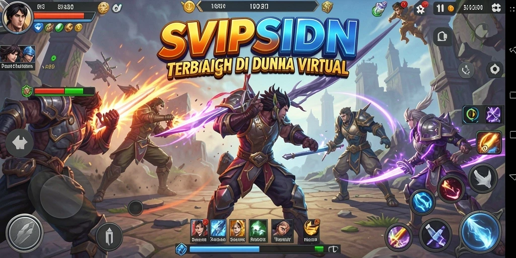 Screenshot menampilkan aksi pertarungan seru dalam SVIPSIDN yang mendebarkan.
