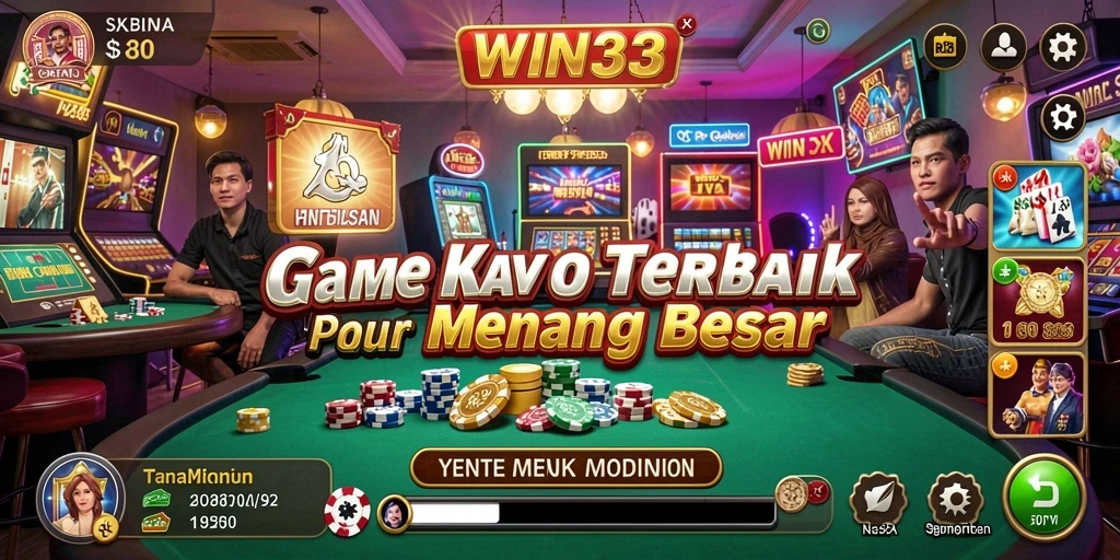 Tangkap momen seru di kasino dengan gameplay WIN33.