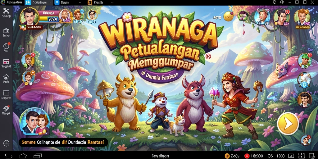 Gameplay seru di dunia petualangan WIRANAGA.