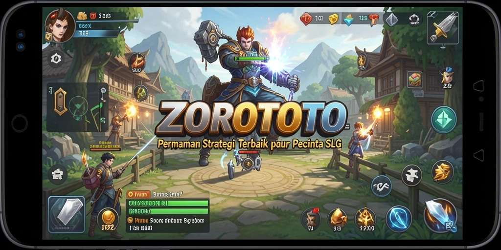 Tampilan gameplay menarik dari ZOROTOTO dengan strategi yang mendalam.
